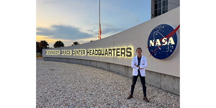 Jason-Flor Sisante at Kennedy Space Center